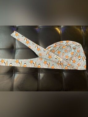KimKaps Halloween Skeleton & Star Surgical Scrub Cap